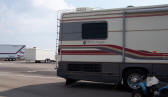 Our RV and trailer in the south paddock